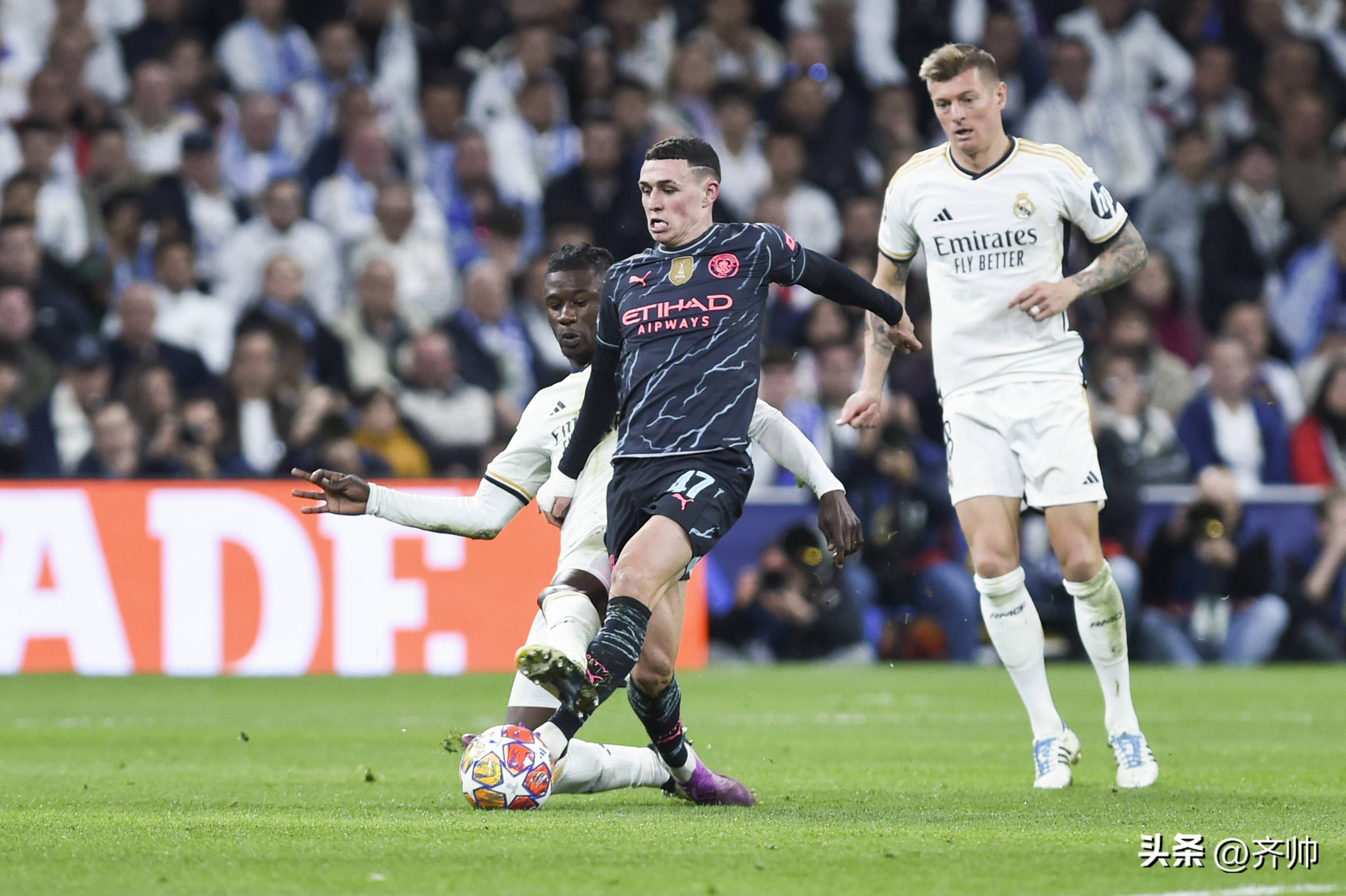 曼城再度击败皇马，轻松晋级半决赛